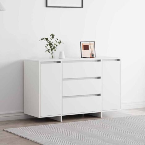 vidaXL Credenza con cassetto Bianco 120 x 41 x 75 cm Legno multistrato