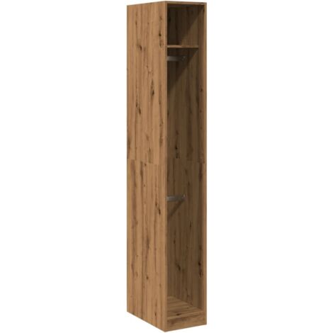 vidaXL Armadio Rovere Artigianale 30x50x200 cm in Legno Multistrato