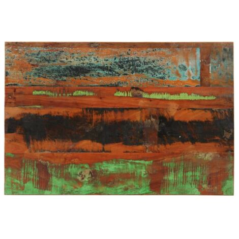 vidaXL Piano Tavolo Rettangolare 60x90 cm 15-16 mm Legno di Recupero