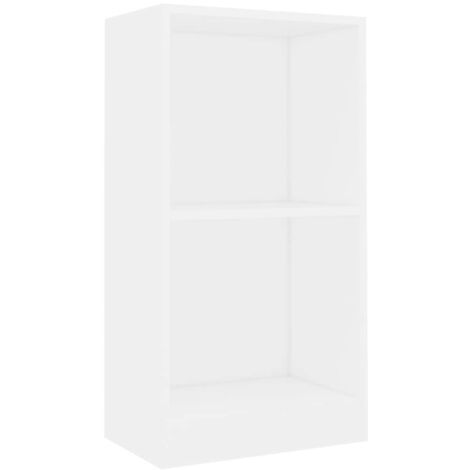 vidaXL Libreria Bianca 40x24x75 cm in Legno Multistrato