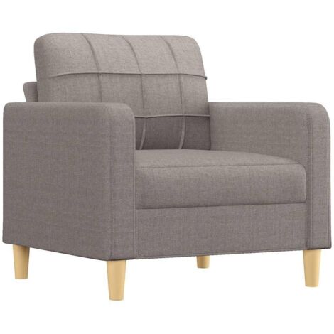 vidaXL Poltrona Tortora 60 cm in Tessuto