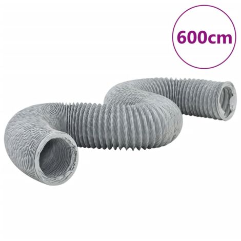 vidaXL Condotto di Scarico in PVC 6m Ø10cm