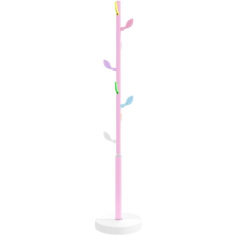 vidaXL Appendiabiti Rosa 172 cm in Ferro Verniciato a Polvere