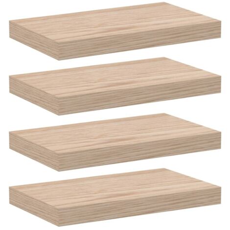 vidaXL Mensole Pensili 4 pz 40x23,5x4 cm in Truciolato