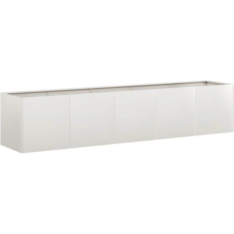 Fioriera 200x40x40 cm in Acciaio Inox vidaXL