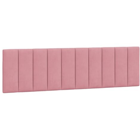 vidaXL Cuscino Testiera Hanko Rosa 180 cm in Velluto