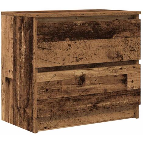 vidaXL Mobile Porta TV Legno Antico 60x35x54 cm in Legno Multistrato