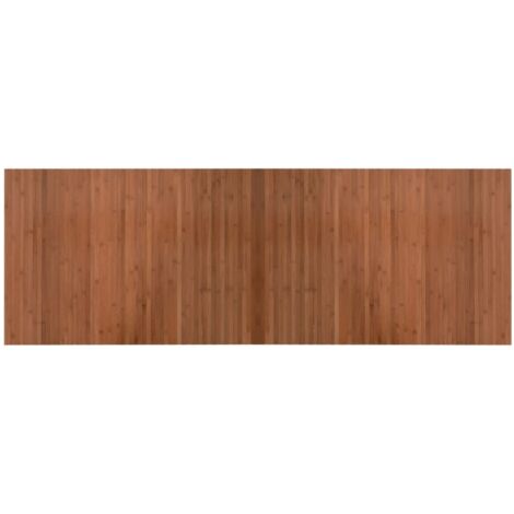 vidaXL Tappeto Rettangolare Marrone 70x200 cm in Bambù
