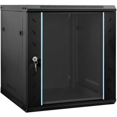 vidaXL Armadietto di rete Nero 60 x 45 x 65 cm Acciaio