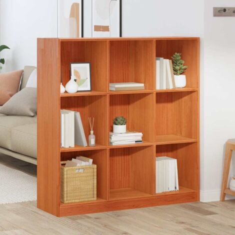vidaXL Mobile libreria / divisore per stanza Cera marrone