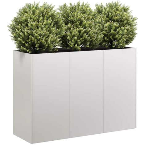 Fioriera 120x40x80 cm in Acciaio Inox vidaXL