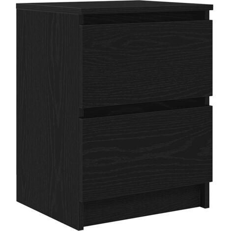 vidaXL Mobile Porta TV Nero 40x35x54 cm in Legno Multistrato