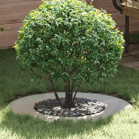 vidaXL Anello piatto per albero Argento Ø40 / 70 cm Acciaio zincato