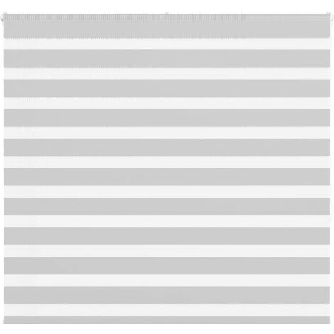 vidaXL Tenda a Rullo Zebra Larghezza Tessuto 155,9 cm Poliestere