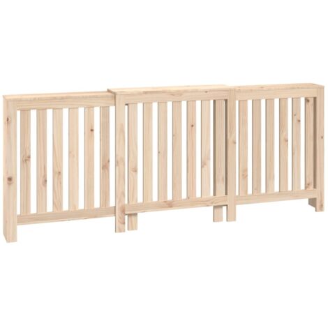 vidaXL Copertura Termosifone 210x21x85 cm in Legno Massello di Pino