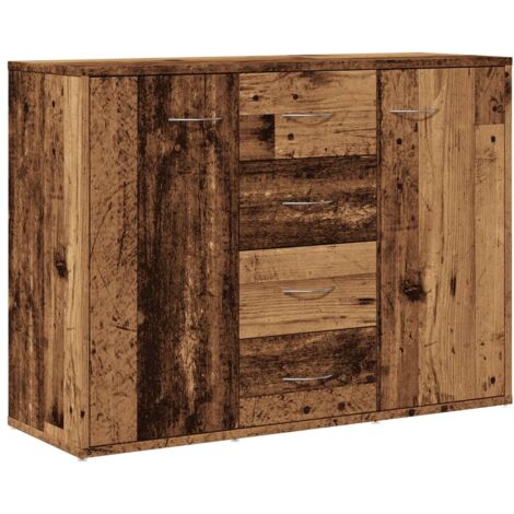 vidaXL Credenza Legno Antico 88x30x64 cm in Legno Multistrato