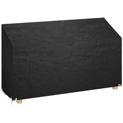 vidaXL Copri Panca da Giardino 12 Occhielli 210x70x70/88cm Polietilene