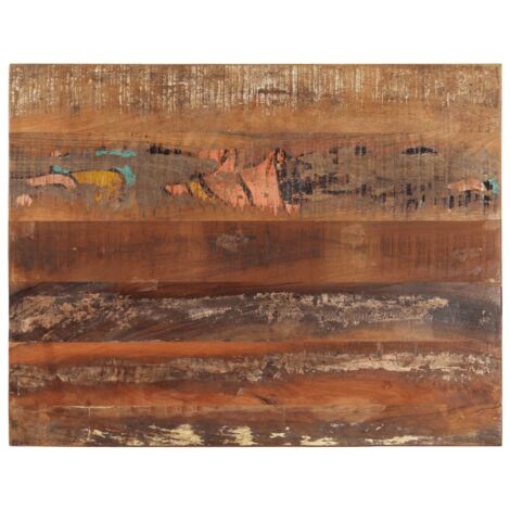 vidaXL Piano Tavolo Rettangolare 70x90 cm 15-16 mm Legno di Recupero