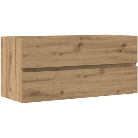 vidaXL Mobile Lavabo Rovere Artigianale 100x38,5x45 cm Multistrato