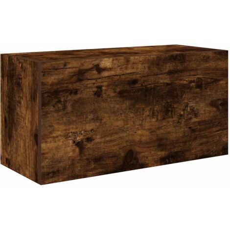 vidaXL Armadietto Bagno Rovere Fumo 60x25x30 cm in Legno Multistrato