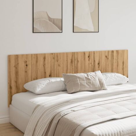 vidaXL Testiera a Parete Legno Artigianale 240x1,5x80 cm in Truciolato