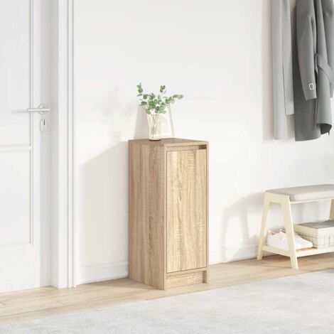 vidaXL Scarpiera Rovere Sonoma 29,5x34x76 cm in Legno Multistrato