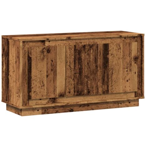 vidaXL Credenza Legno Antico 102x35x55 cm in Legno Multistrato