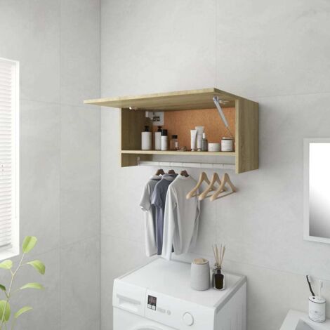 vidaXL Armadio Rovere Sonoma 70x32,5x35 cm in Legno Multistrato