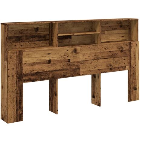 vidaXL Testiera con Contenitore Legno 180x19x103,5 cm in Truciolato