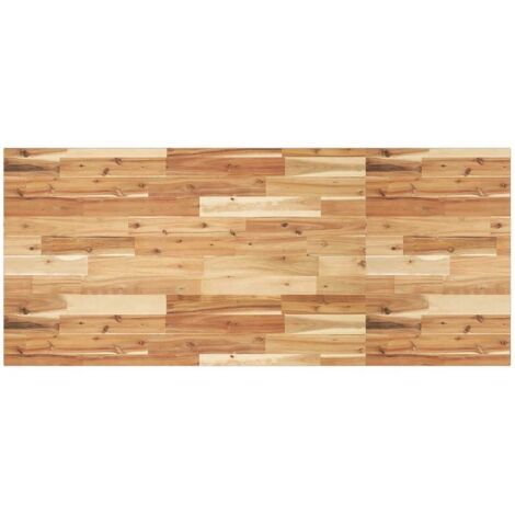 vidaXL Piano Tavolo Rettangolare 120x60x2cm Legno Massello di Acacia