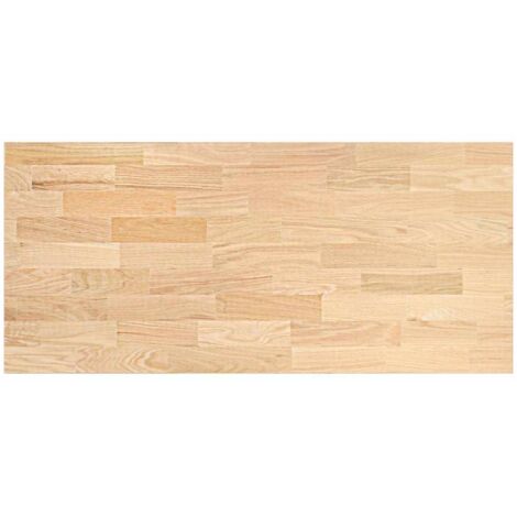 vidaXL Piano di Lavoro Cucina 140x63,5x4 cm Legno Massello Rovere