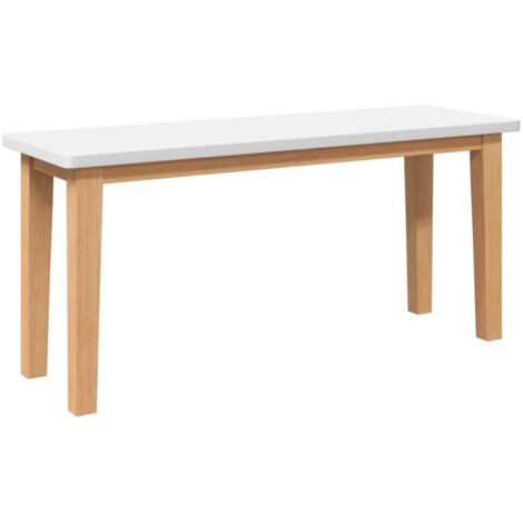 vidaXL Panca 90 cm in Legno Massello di Hevea