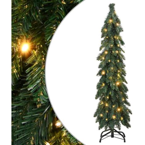 Albero di Natale Artificiale Preilluminato con 60 LED 120 cm vidaXL