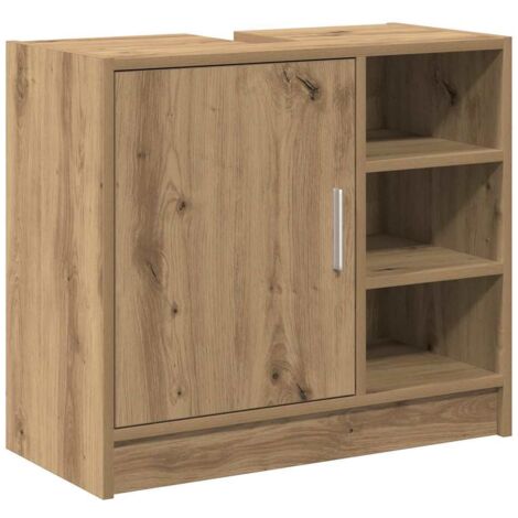 vidaXL Mobile Lavabo Rovere artigianale 63 x 29 x 55 cm