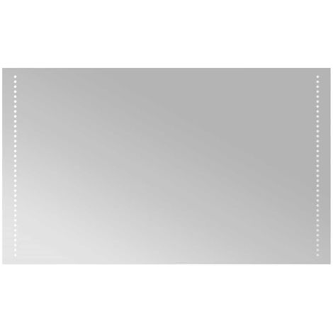 vidaXL Specchio da Bagno con Luci LED 100x60 cm