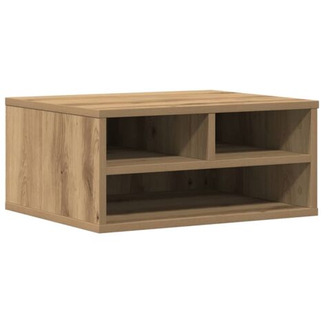 vidaXL Supporto per Stampante rovere artigianale 49 x 40 x 22.5 cm