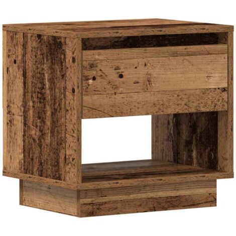 vidaXL Comodino Legno vecchio 45 x 34 x 44 cm Legno multistrato