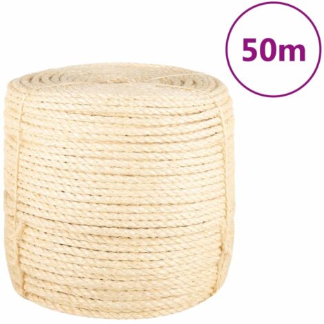 vidaXL Corda in Sisal 100% 8 mm 50 m