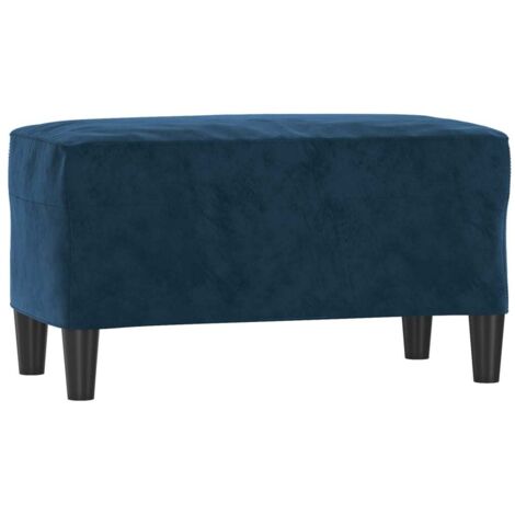 vidaXL Panca Blu 70x35x41 cm in Velluto