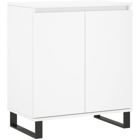 vidaXL Credenza Bianca 60x35x70 cm in Legno Multistrato (1/5)