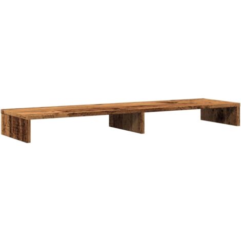 vidaXL Supporto per Monitor Legno Vecchio 100x27x10 cm in Truciolato