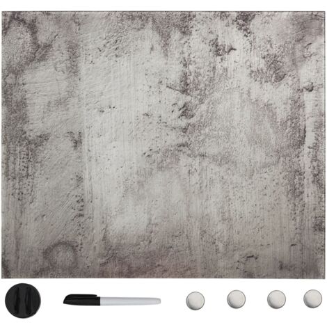 Lavagna Magnetica a Parete in Vetro 40x40 cm vidaXL
