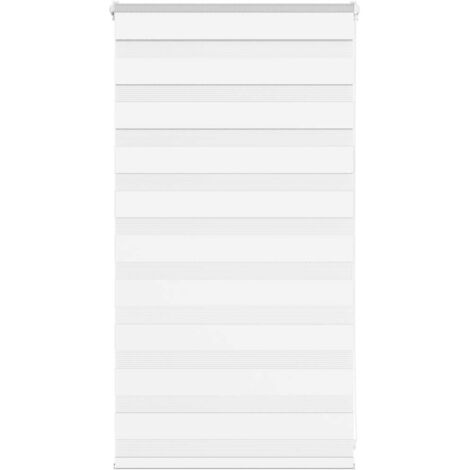 vidaXL Tenda a Rullo Zebra Larghezza Tessuto 80,9 cm Poliestere