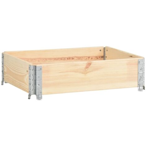 Collare per Pallet in Legno Massello di Pino Impilabili e Pieghevoli vari dimensioni dimensioni : 60x80 cm