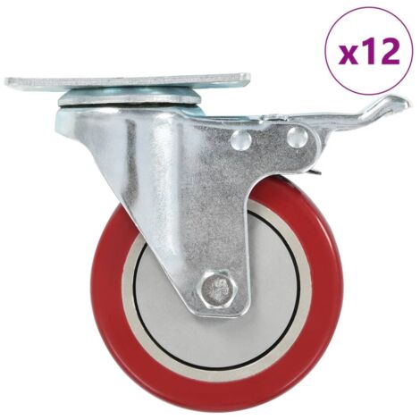Ruote Girevoli 12 pz 100 mm vidaXL