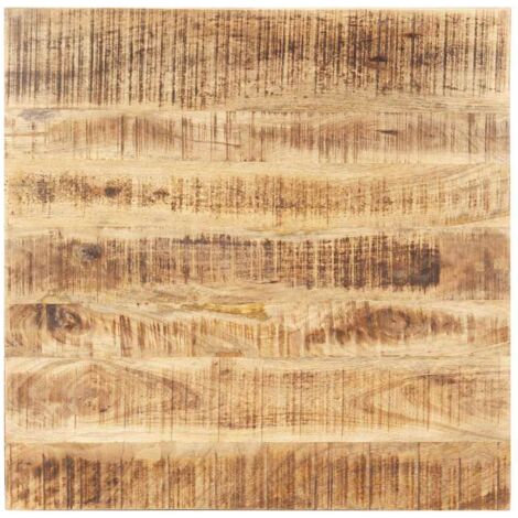 vidaXL Piano Tavolo in Legno Massello di Mango 15-16 mm 70x70 cm