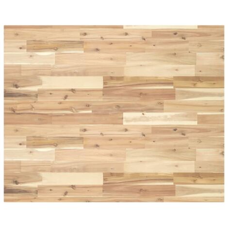 vidaXL Piano Scrivania Non Trattato 100x80x4cm Legno Massello Acacia