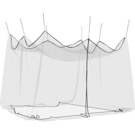 vidaXL Zanzariera per Esterni 220 Maglie Nero 300x300x250 cm