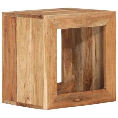 Sgabello 40 x 30 x 40 cm Legno Massello di Acacia vidaXL