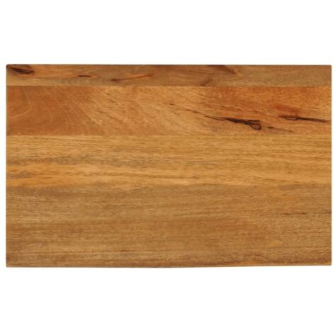 vidaXL Piano Tavolo Bordi Vivi 60x20x2,5 cm in Legno Massello di Mango